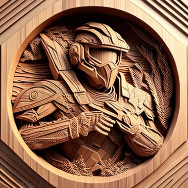 3D модель Игра Halo 3 (STL)